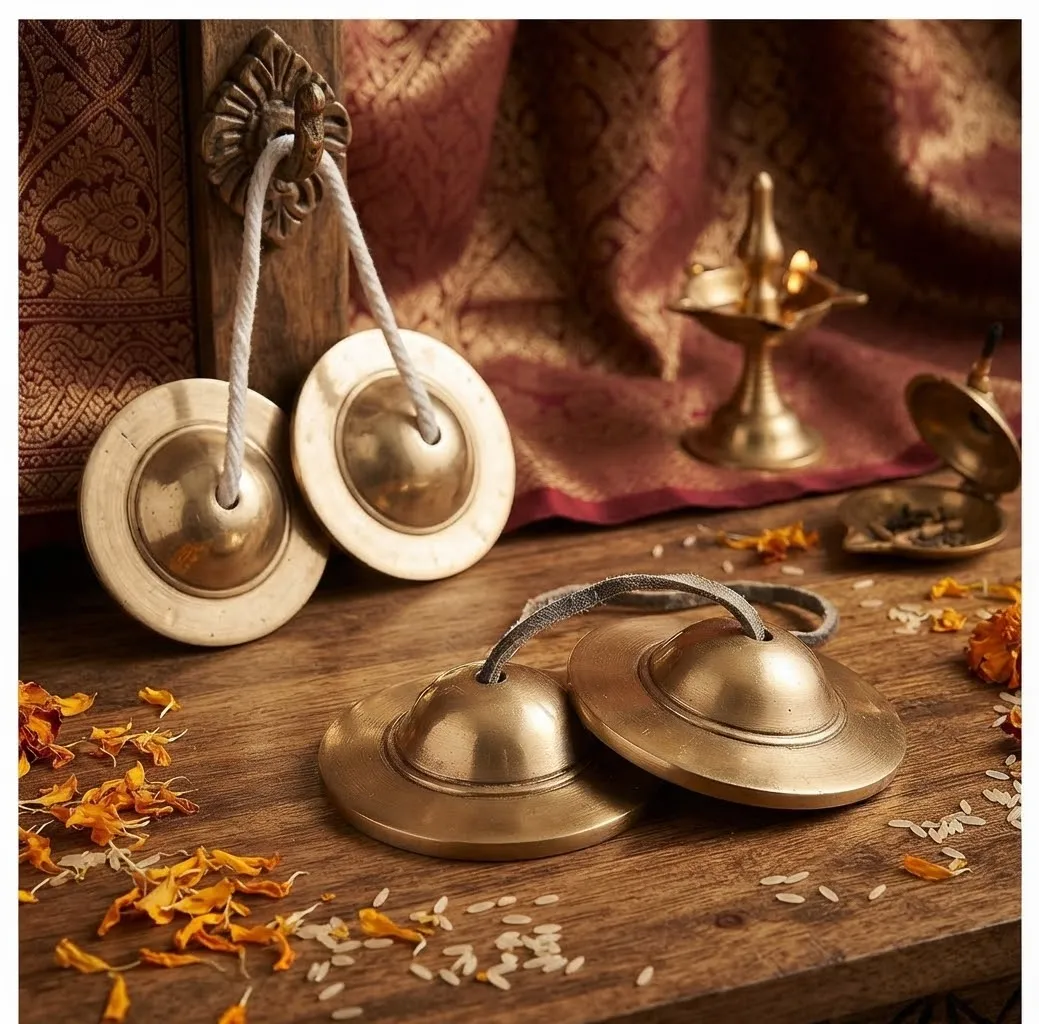 Brass Manjira Cymbals