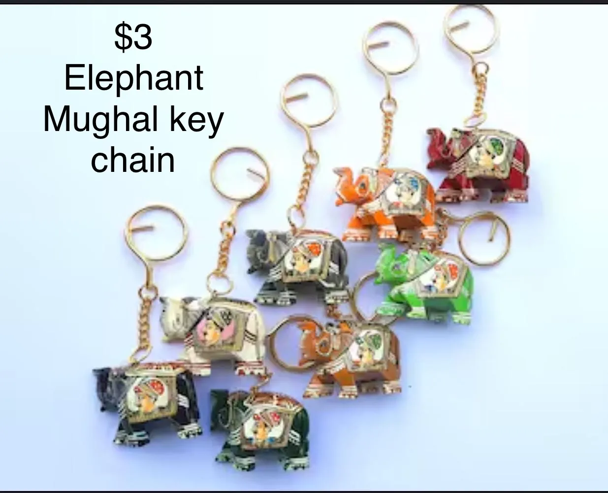 Elephant Mughal Keychain
