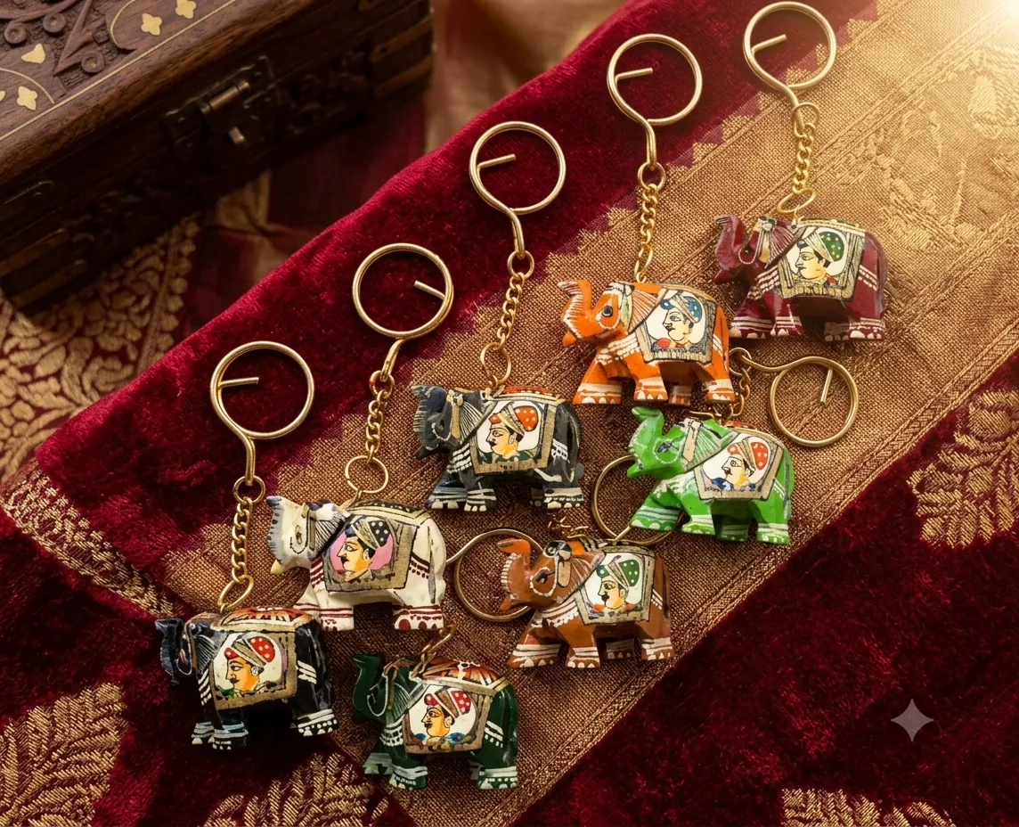 Elephant Mughal Keychain