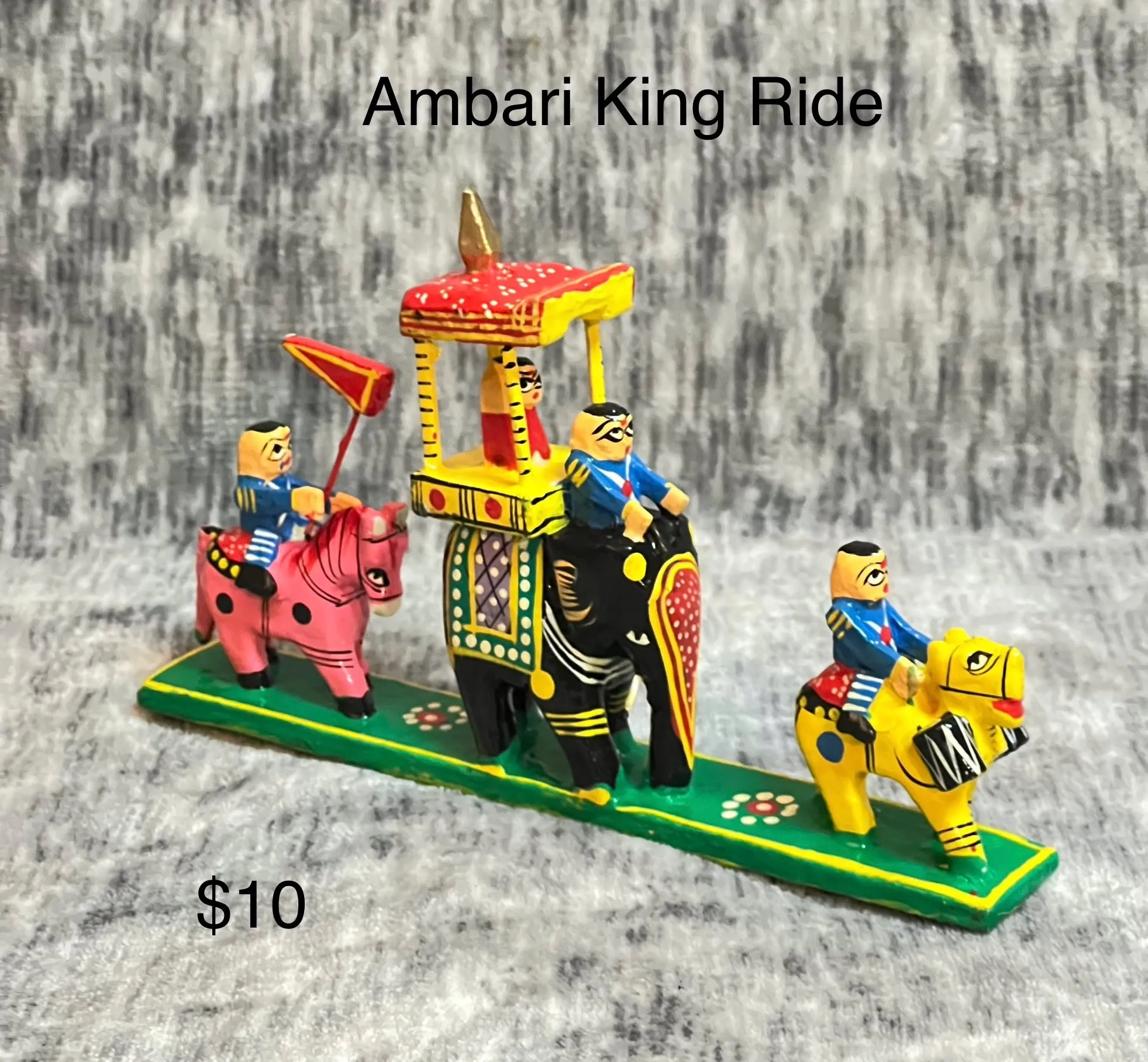Ambari King Ride Figurine
