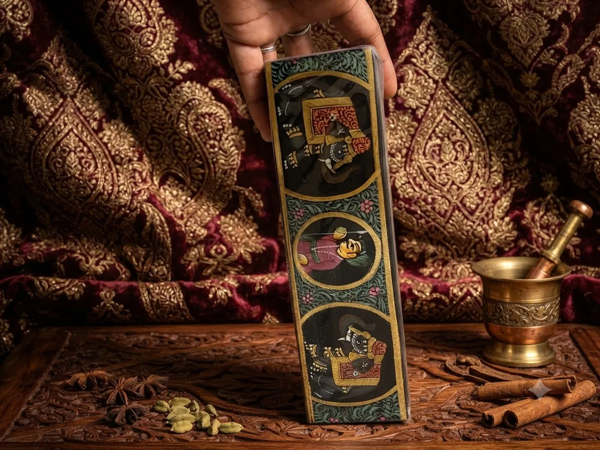 Hand-Painted Wooden Bookmark Set (7 Designs) — view 2